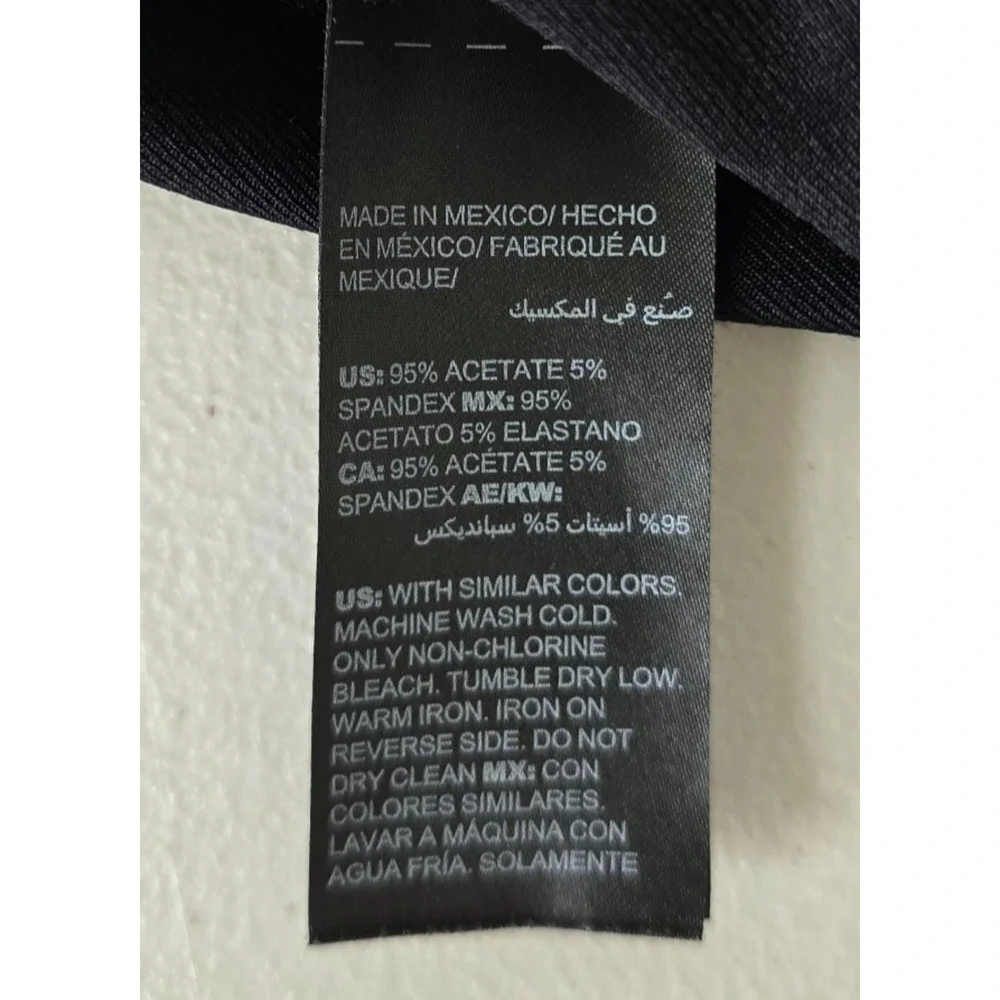Chico's Open Cardigan Women's 16 / 18 Black Ruffles Long Sleeves